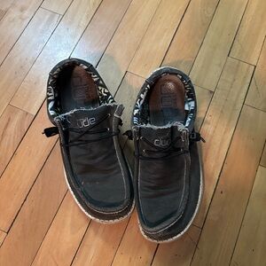 Hey Dude Men's Black Casual Shoes